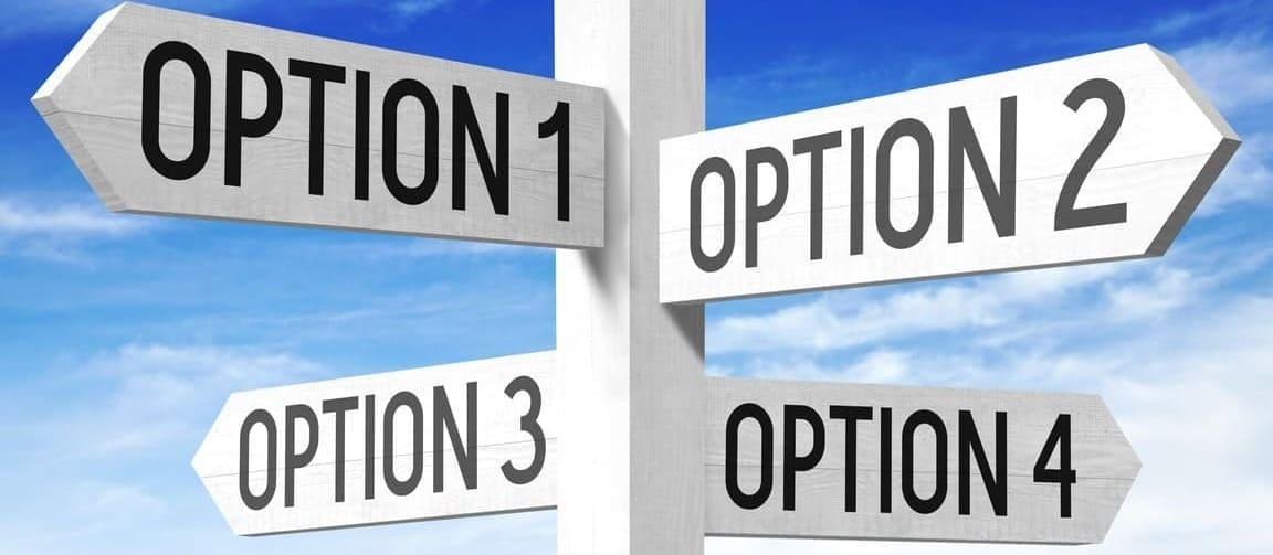 panneau 4 options