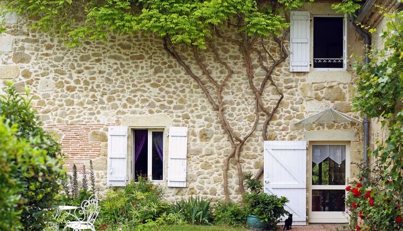façade maison pierre